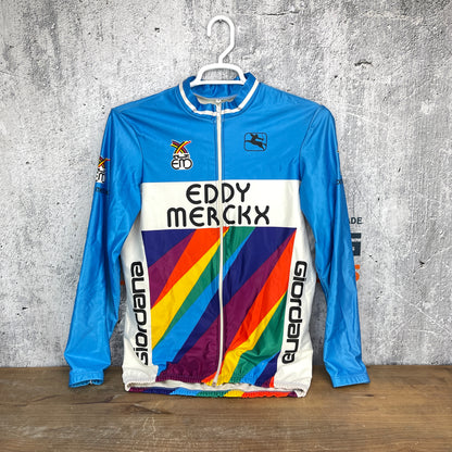 Vintage! Eddy Merckx Giordana Men's Size 5 (XL) Long Sleeve Cycling Jersey