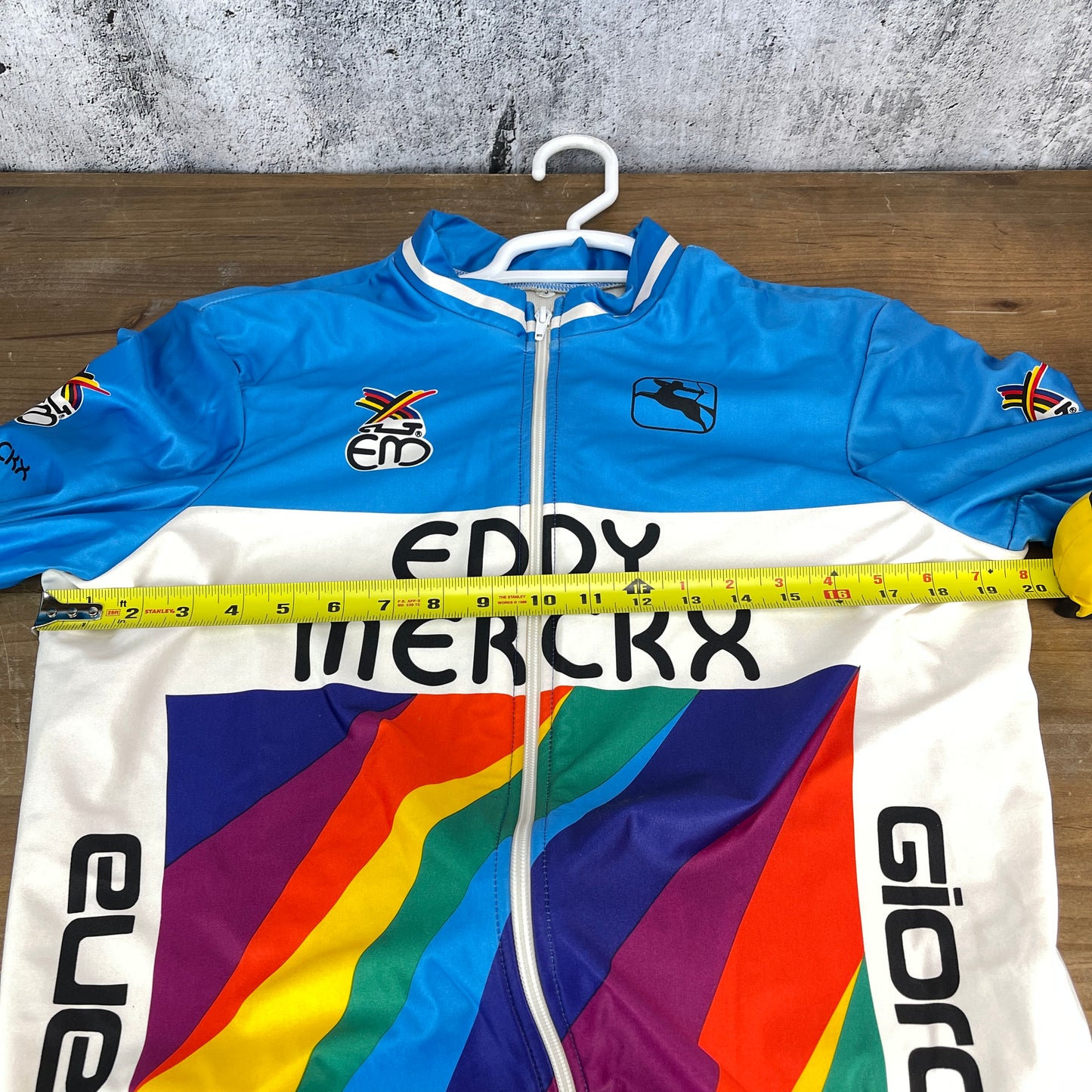 Vintage! Eddy Merckx Giordana Men's Size 5 (XL) Long Sleeve Cycling Jersey