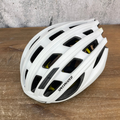 Worn Once! Specialized Propero 3 Mips & Angi Small 51-56cm Cycling Helmet White