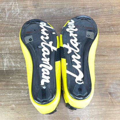 New! Lintaman Adjust Pro Carbon Men's 9 US 43 EU Road Bike Cycling Shoes 3-Bolt