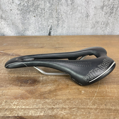 Selle Italia SLR Superflow 142mm  Manganese Rails Road Bike Saddle 185g