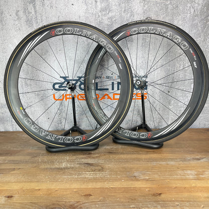 Colnago CW50TU Carbon Tubular Wheelset 700c Rim Brake + Michelin Pro 4