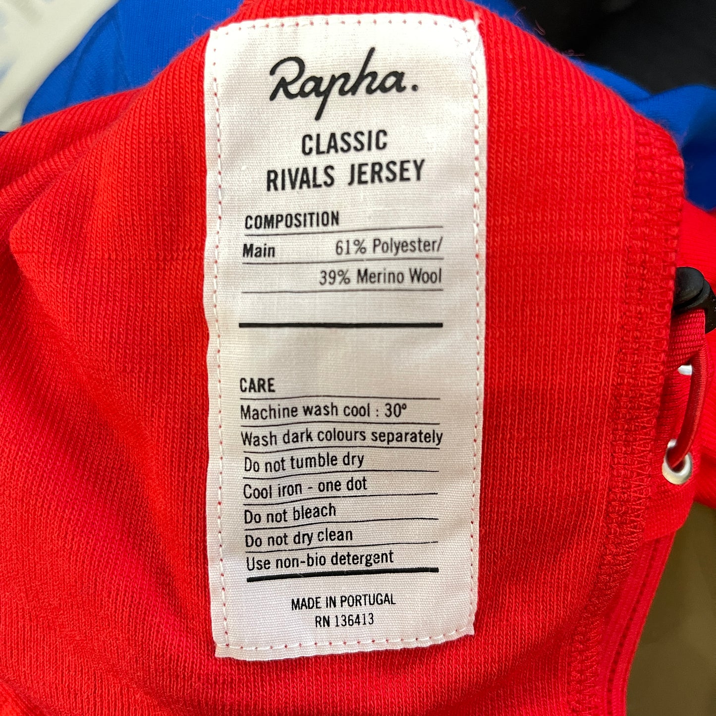 Rapha Classic Rivals Jersey Jac Ray Large Men's Short Sleeve Cycling Jersey