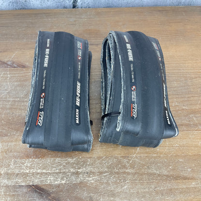 Pair Maxxis Refuse 700c x 32mm Tubeless Road Bike Tires