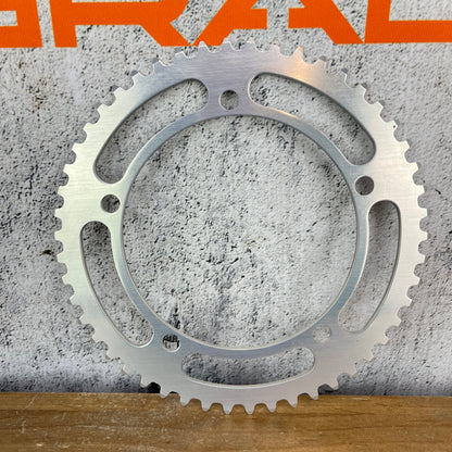 New! Sugino 50t 1/8" Single Speed Polished Track Bike Chainring 144BCD