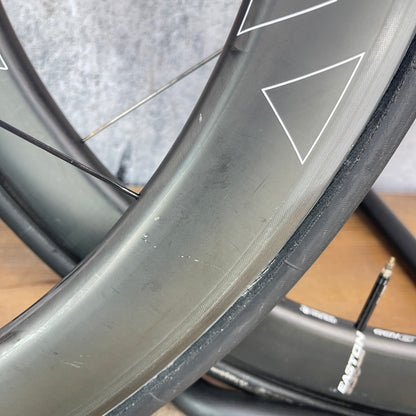 Easton EC90 Aero Carbon Tubular Wheelset 700c Rim Brake + Continentals 1341g
