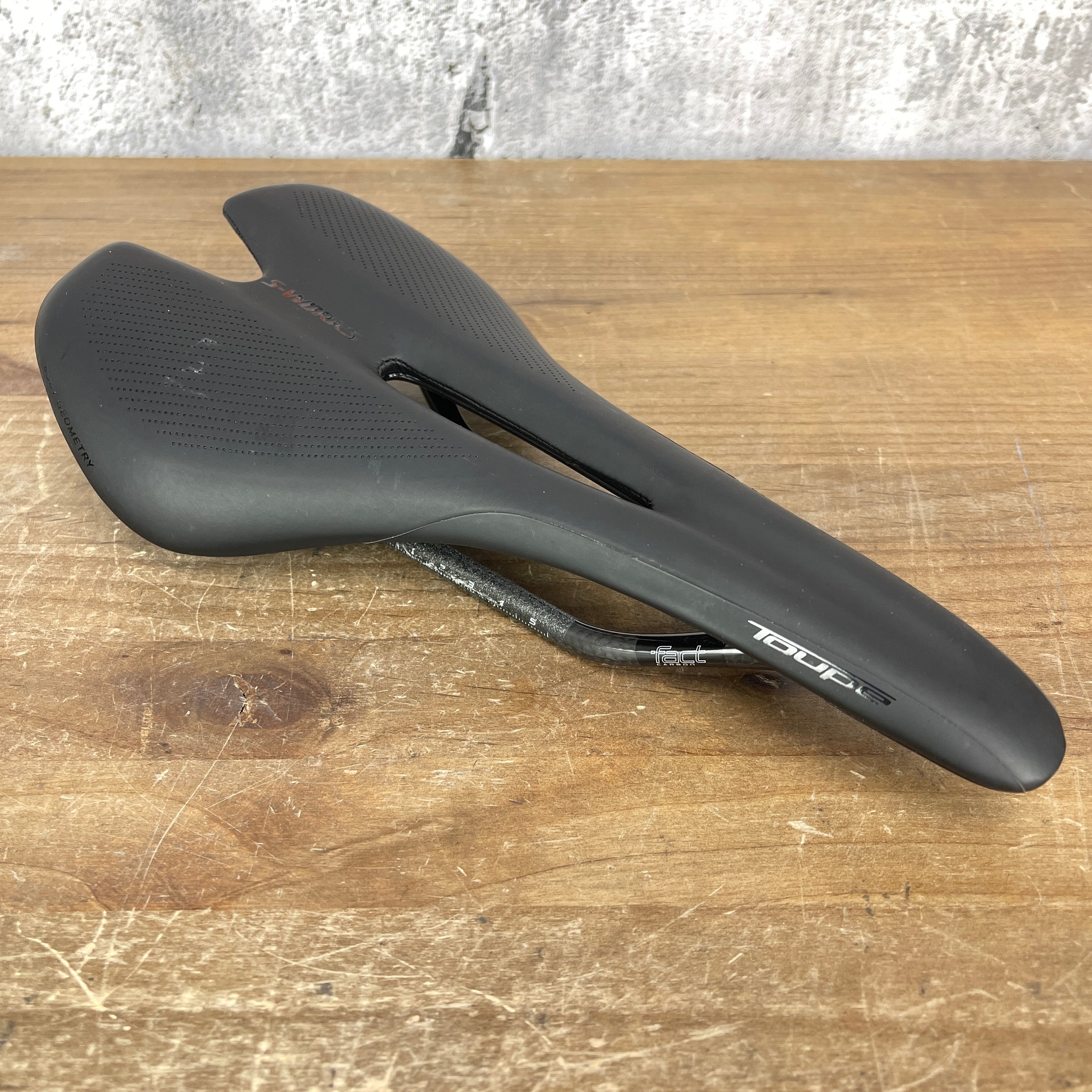 Specialized S-Works Toupe 143mm Carbon Rail Road Bike Saddle 150g 