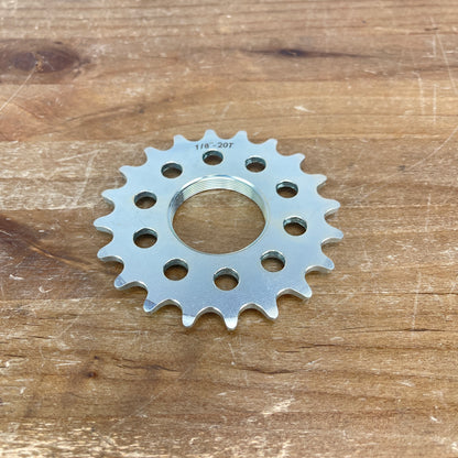 New! Single Speed Track Bike Cog 1/8" 20t Silver