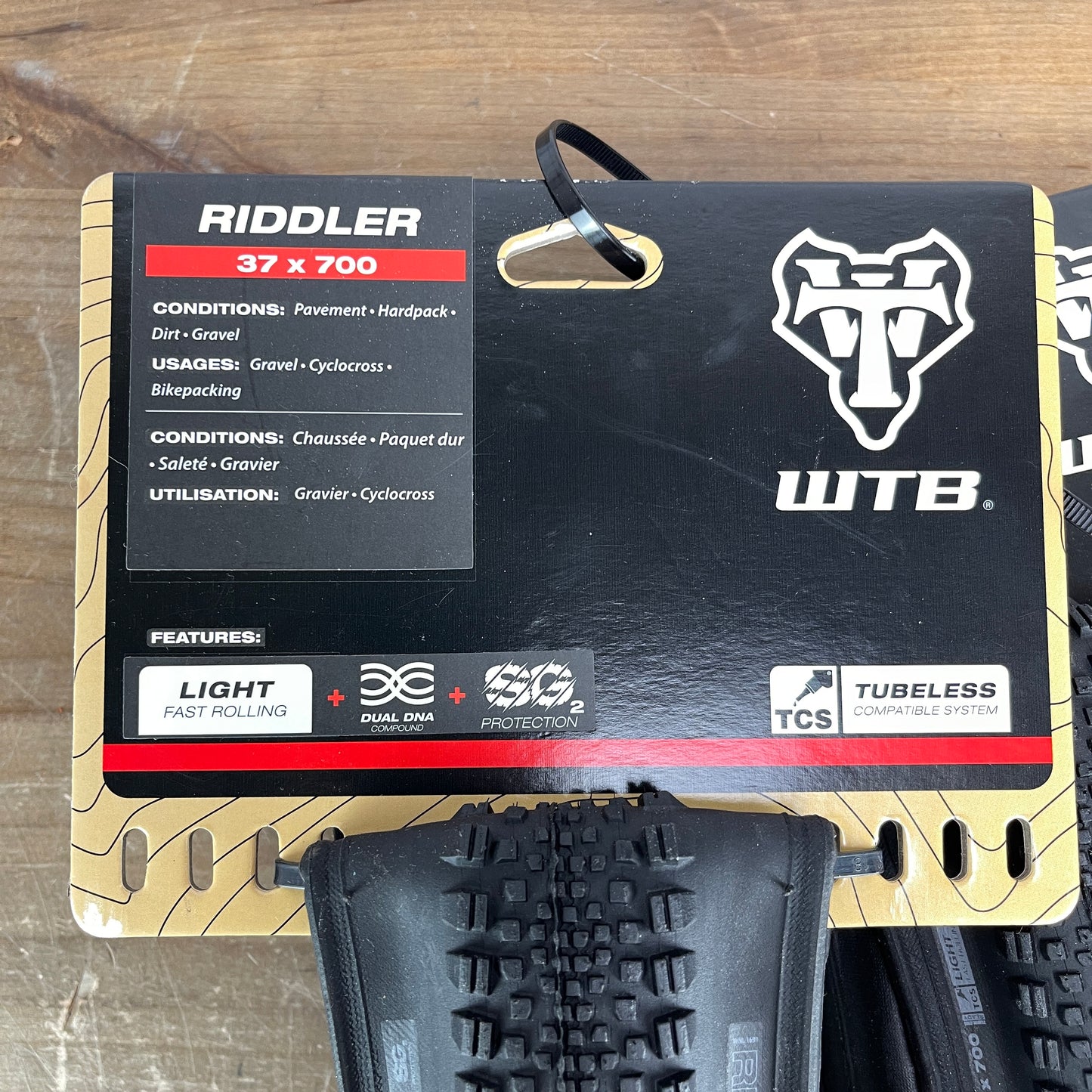 New! Pair (2X) WTB Riddler Tubeless 37mm x 700c Road Bike Gravel/Dirt Tires