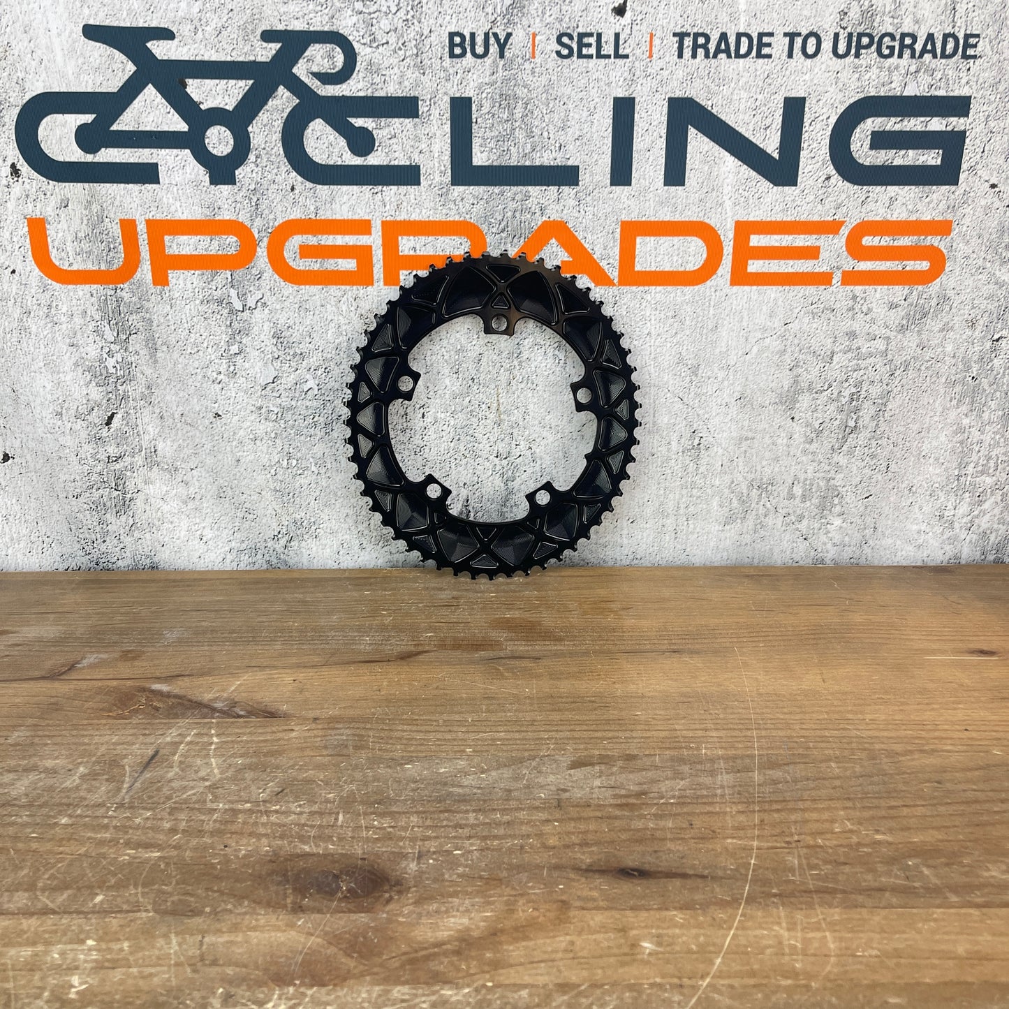 New! Absolute Black 53t Oval 5-Bolt 130BCD Road Bike Single Chainring