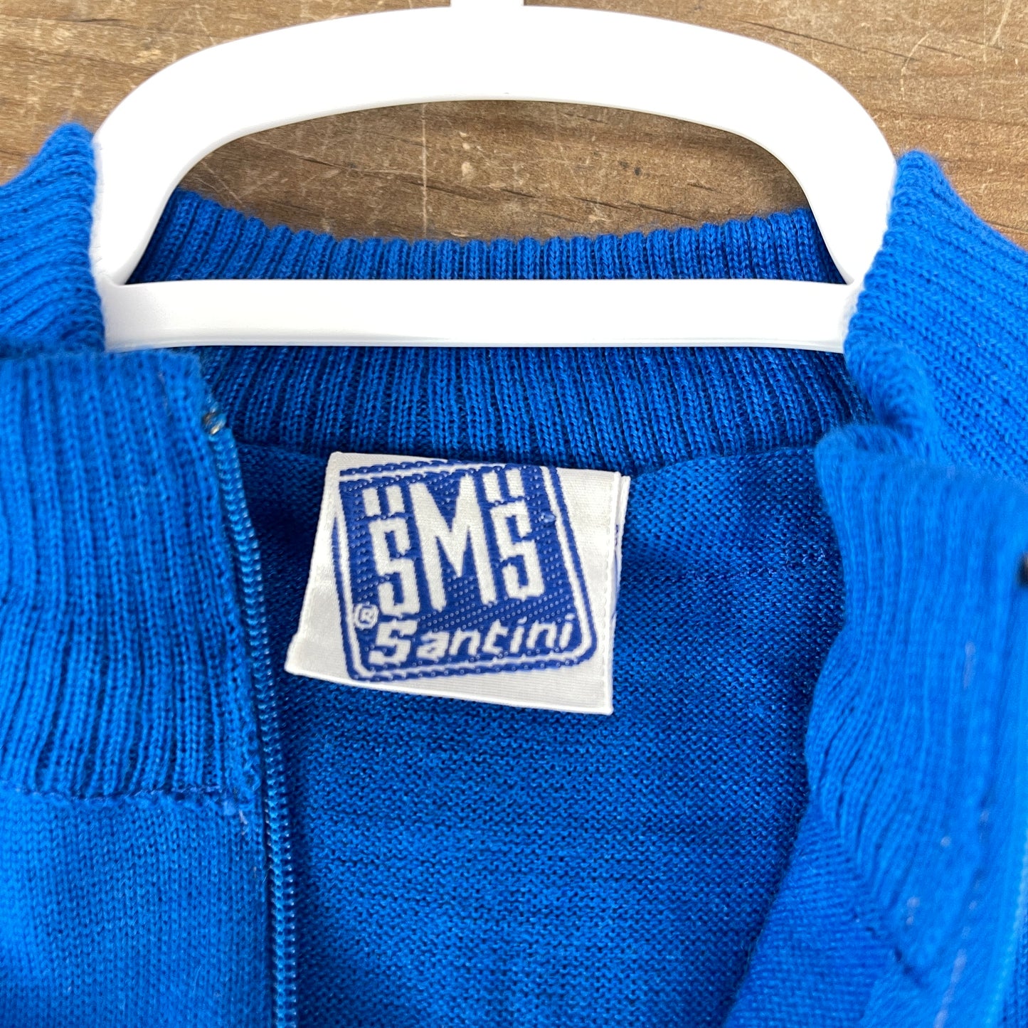 SMS Santini Vintage Italia Men's Medium Short Steeve Wool Cycling Jersey