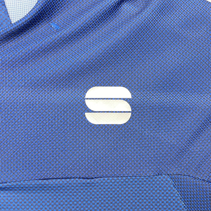 Sportful Evo XL Mens Short Sleeve Blue Ceramic Full Zipper Cycling Jersey