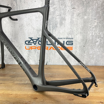 Cervelo Caledonia 5 61cm Disc Brake Carbon Frameset 700c Charcoal 2529g
