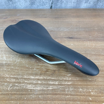 New Takeoff! Fabric Shallow Alloy Rail 142mm Road Bike Saddle Black 265g