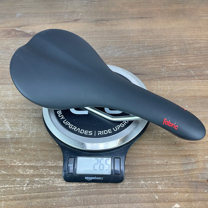New Takeoff! Fabric Shallow Alloy Rail 142mm Road Bike Saddle Black 265g