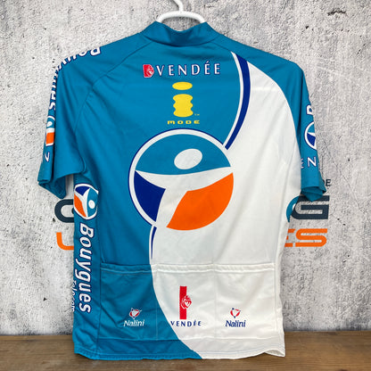 Vintage! Nalini Bouygues Telecom Vendee XL Size 6 Men's Cycling Jersey Short Sleeve