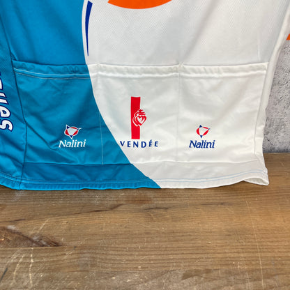 Vintage! Nalini Bouygues Telecom Vendee XL Size 6 Men's Cycling Jersey Short Sleeve