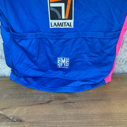 SMS Santini Lampre XL Pink/Blue Men's Road Bike Cycling Jersey