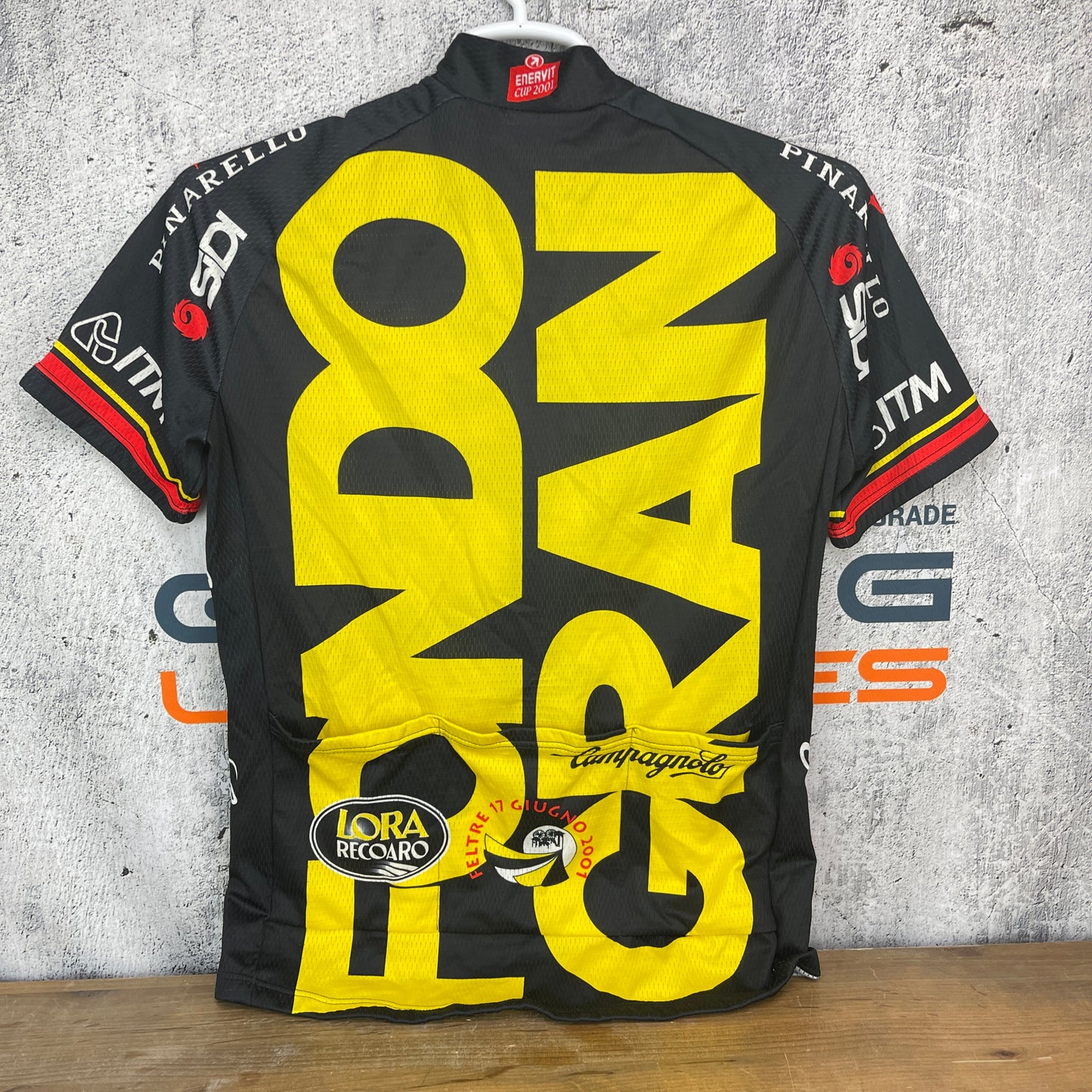 2001 Cassa Rurale Primiero e Vanoi Gran Fondo XL Men's Cycling Jersey Short Sleeve