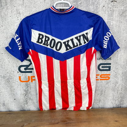 Vintage! Giordana Brooklyn Medium Men's Cycling Jersey Short Sleeve