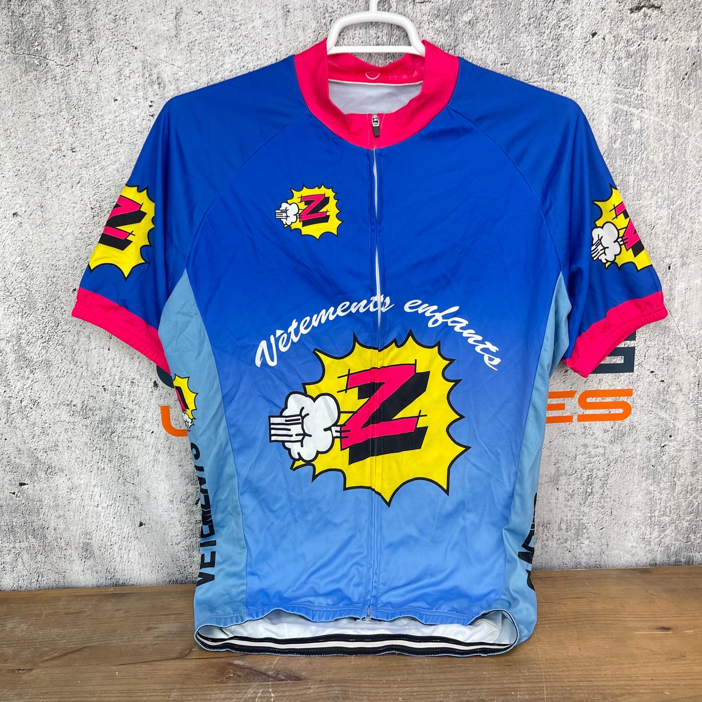 Vetements Enfants Team Retro Z XXL Men's Cycling Jersey Short Sleeve