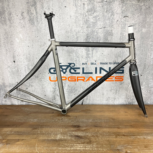 Fresh Refinish! Serotta Ottrott SE 55cm Rim Brake Carbon Titanium Frameset 700c