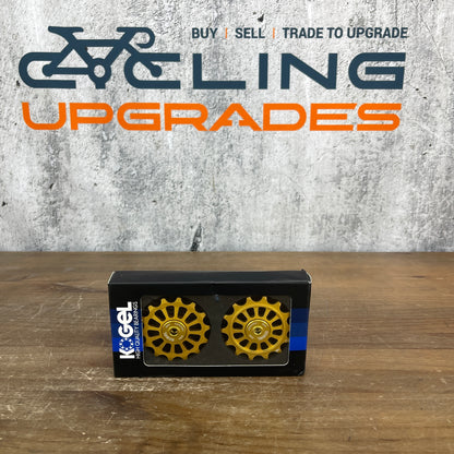 New! Kogel 14/14t Oversized Derailleur Pulley Wheels SRAM Eagle 12 Speed (Gold)