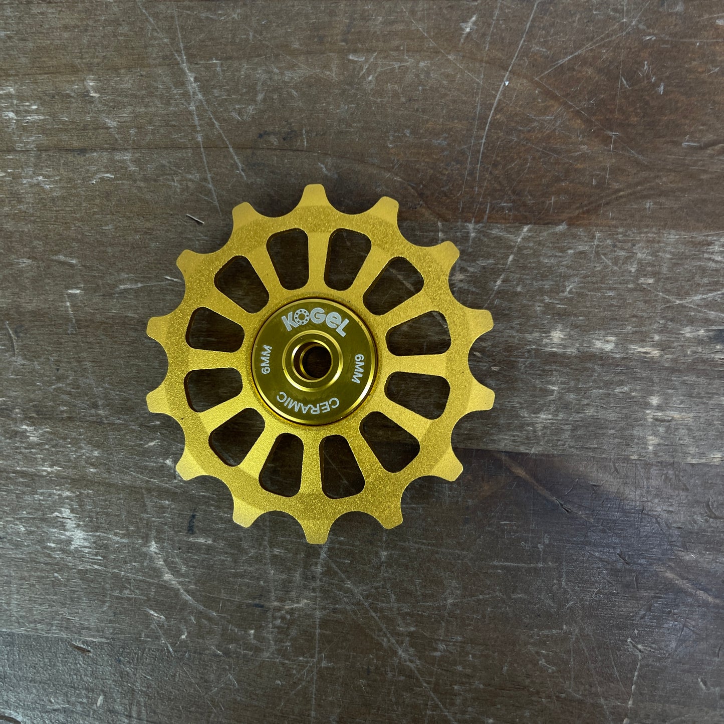 New! Kogel 14/14t Oversized Derailleur Pulley Wheels SRAM Eagle 12 Speed (Gold)