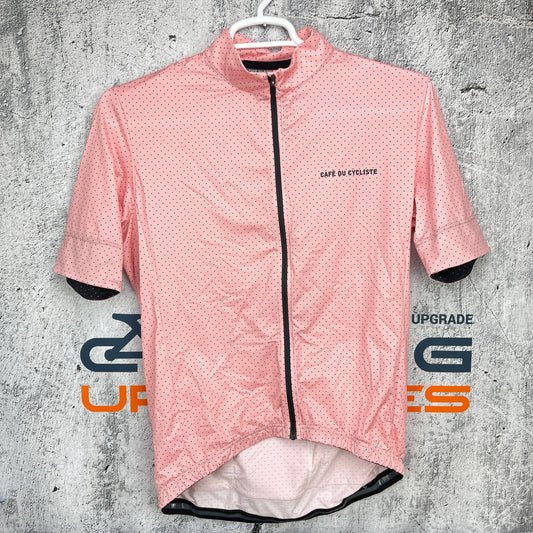Cafe Du Cycliste Fleurette Pink Men's Short Sleeve XXL Cycling Jersey