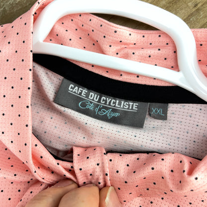 Cafe Du Cycliste Fleurette Pink Men's Short Sleeve XXL Cycling Jersey