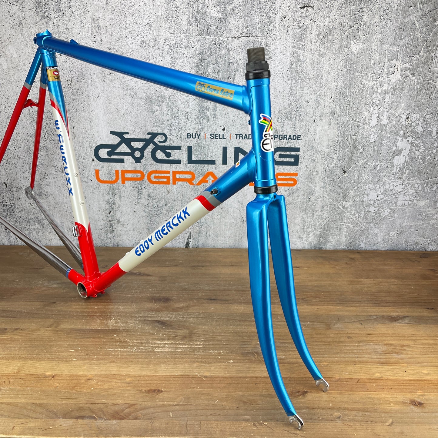 Never Built! Eddy Merckx Motorola Corsa Extra MAX 56cm Rim Brake Steel Frameset