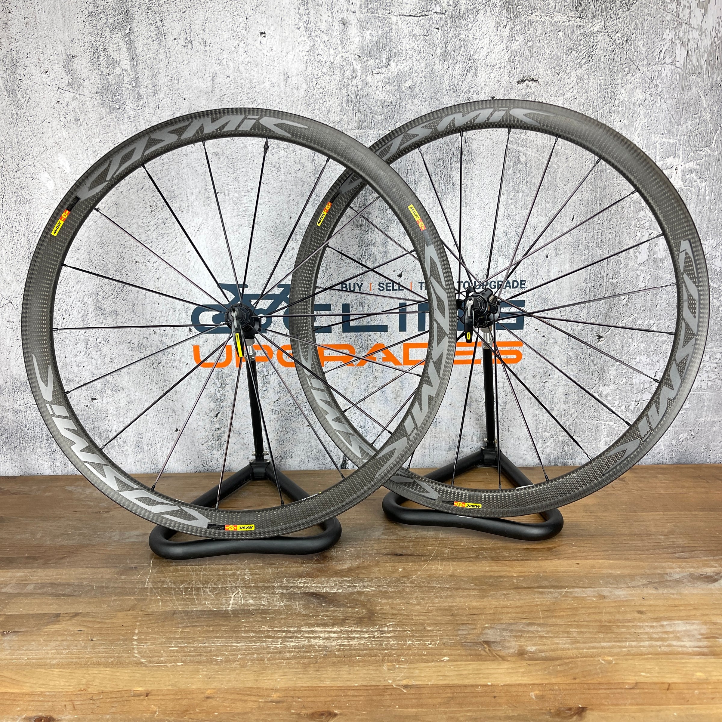 salvar Borradura Cortar Mavic Cosmic Pro SL Carbon Clincher Wheelset 700c Rim Brake 1557g –  CyclingUpgrades.com