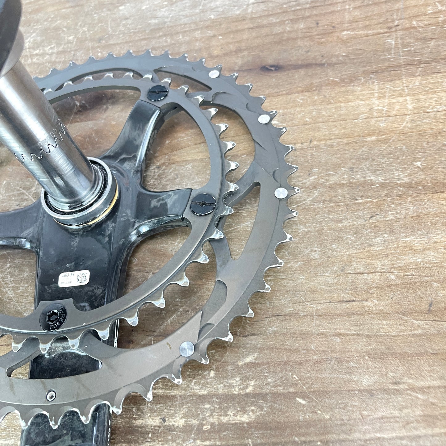 Campagnolo Super Record 11 172.5mm Carbon Crankset 53/39t 11-Speed 5-Bolt