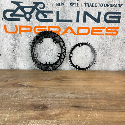 Absolute Black Oval 53/39t 130BCD Road Bike Chainring Set 5-Bolt