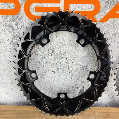 Absolute Black Oval 53/39t 130BCD Road Bike Chainring Set 5-Bolt