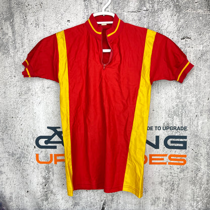 Sergal Vintage Size 2 Small Men's Short Sleeve Quarter Zip Cycling Jersey