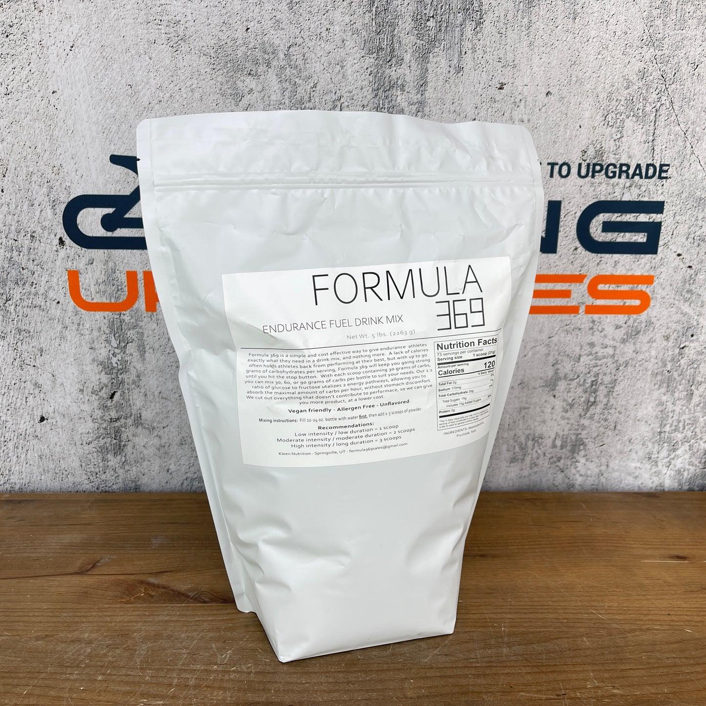 Formula 369 Endurance Fuel Drink Mix 5lb Bag 73 Scoops Cycling/Endurance Sports