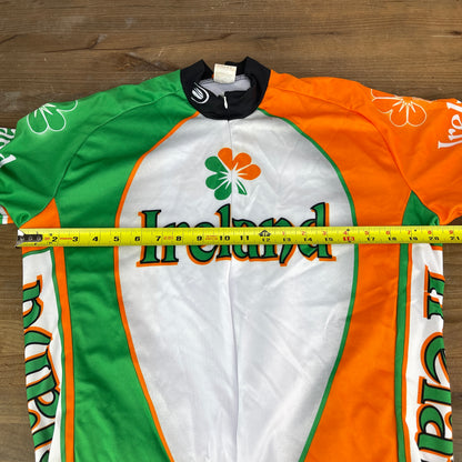 Vintage Ireland Medium Men's Short Sleeve  Cycling Jersey