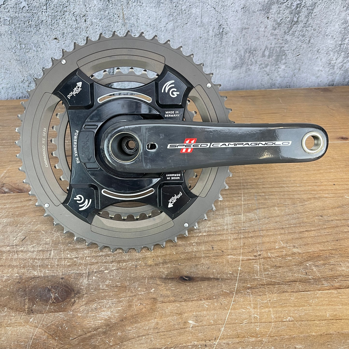 Campagnolo Super Record Carbon Power2max NG 52/36t 170mm Power Meter Crankset