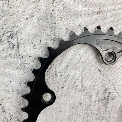 Absolute Black 53/39t Oval Chainrings fits Campagnolo 4-Arm 145/112BCD Cranks