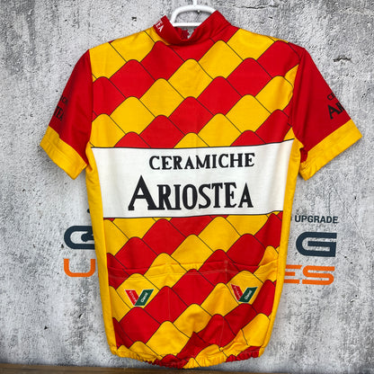 Vittori Gianni Vintage Size 5 XL Short Sleeve Ceramiche Ariostea Cycling Jersey