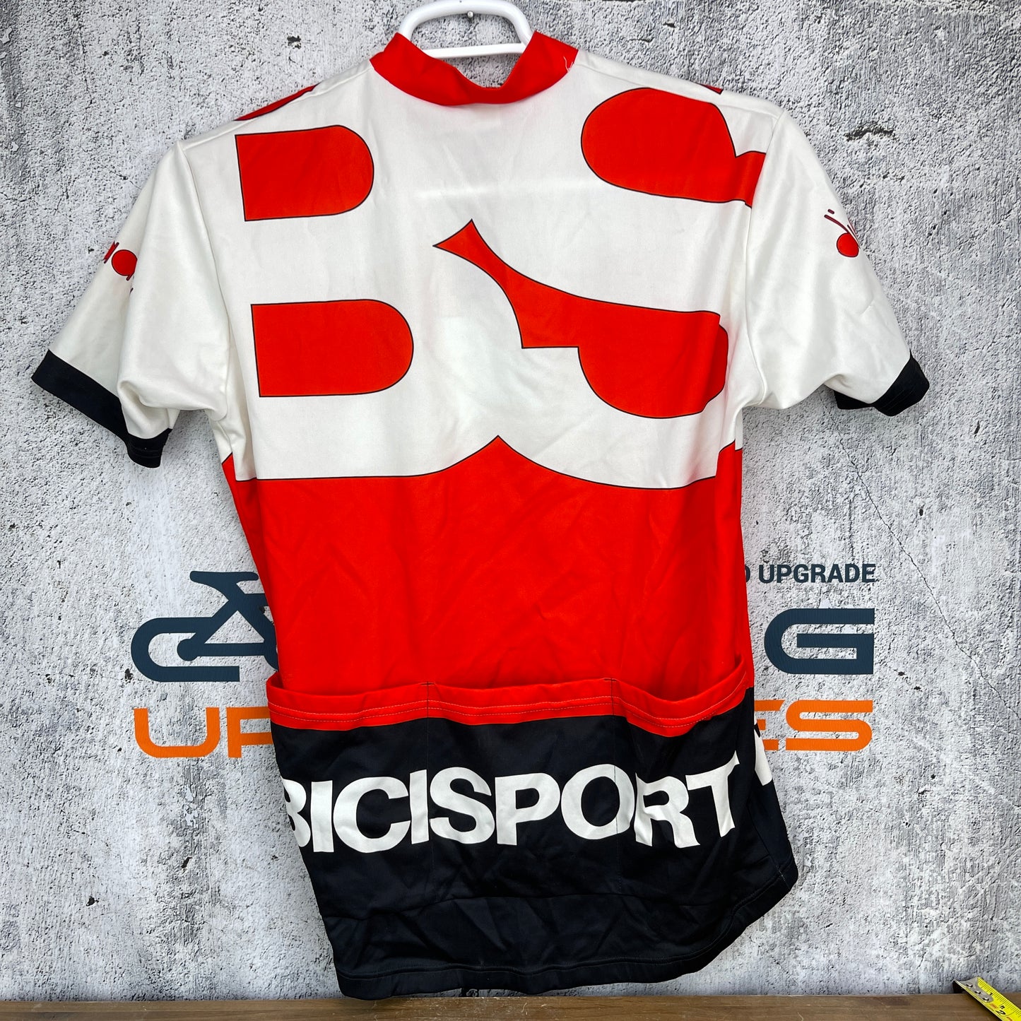 Diadora Vintage Size 5 XL Men's Short Sleeve Bicisport Cycling Jersey