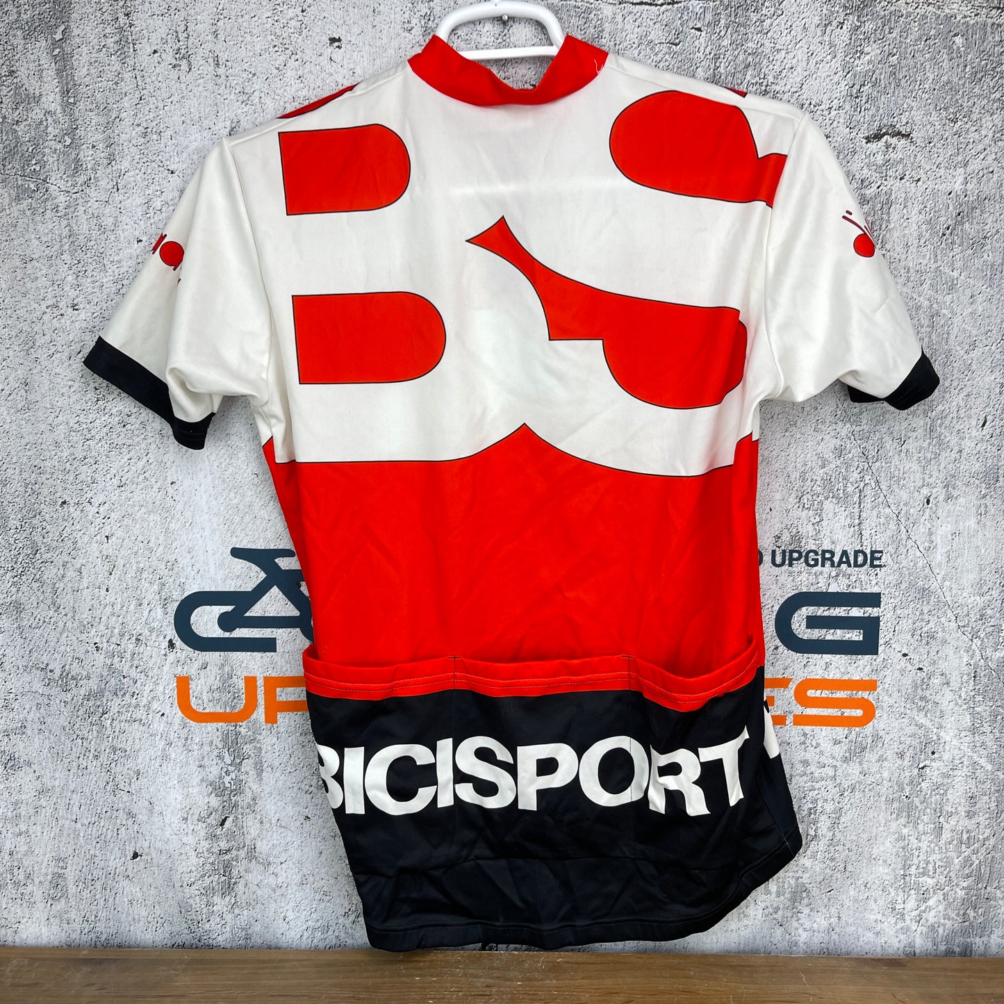 Diadora Vintage Size 5 XL Men's Short Sleeve Bicisport Cycling Jersey
