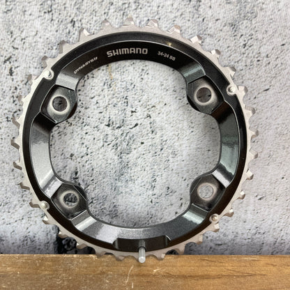 New Takeoff! Shimano Deore XT FC-M8000 2x 34t 96BCD 11-Speed Chainring