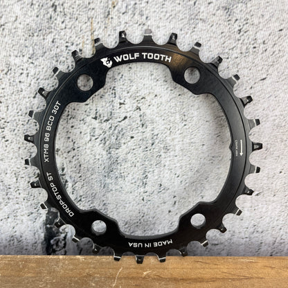Low Mile! Wolf Tooth Drop-Stop ST 30t 4-Bolt 96BCD 1x 12-Speed Chainring