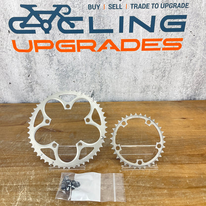 SRAM Powerglide Anodized 50/34t 110BCD 10/11-Speed Road Bike Chainrings 132g