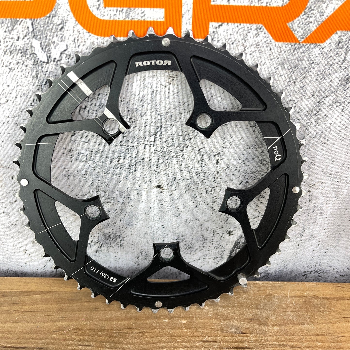 Rotor NoQ 52/36t 110BCD 5-Bolt 11-Speed Bicycle Chainrings