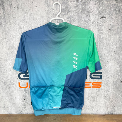 2022 MAAP Flare Pro Fit Men's XL Cyan in Blue Cycling Jersey