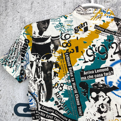 Vintage! Castelli Greg Lemond 3x Champion Men's Small Cycling Jersey