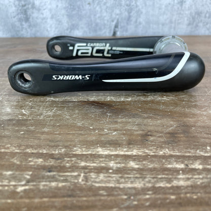 Specialized S-Works FACT Carbon 170mm Crankset Crank Arms No Chainrings 322g